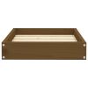 Dog Bed Honey Brown 20.3"x17.3"x3.5" Solid Wood Pine
